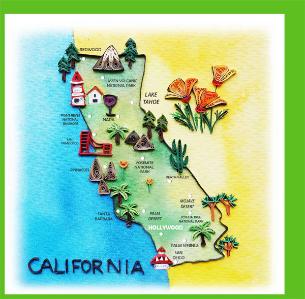 CA map